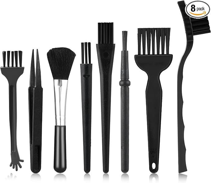 8 Pcs Mini Keyboard Cleaning Brushes Kit, Anti Static Electronic Dust Cleaning by Unknown