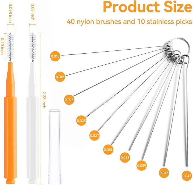 50PCS Shower Head Cleaning Brush, Shower Head Cleaner Tool - Image 2