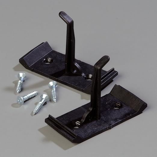 Carlisle FoodService Products Roll 'N Grip Plastic Broom Holder Wall Mount - Image 7