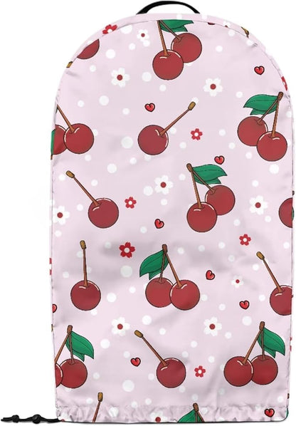 Cherry Print Blender Covers for Kitchen Food Processor Cover with Handle, Drawstring Dust Covers for Kitchen Appliances Stand Mixer or Coffee Maker Appliance Cover