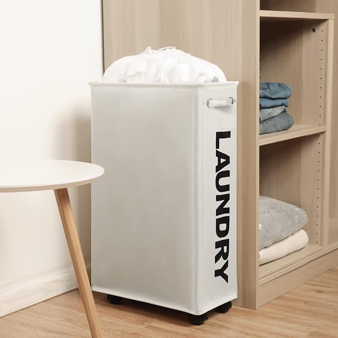 DOKEHOM 29-Inches Enlarged Slim Laundry Basket - Image 8