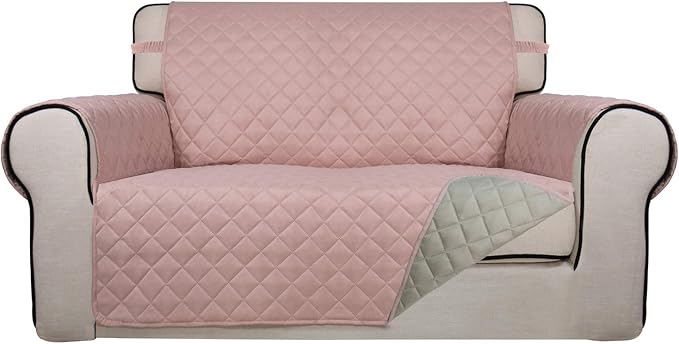 PureFit Reversible Quilted Sofa Cover, Water Resistant Slipcover Furniture by PureFit