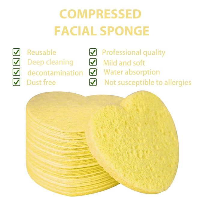 100-Count Compressed Facial Sponges - Image 5