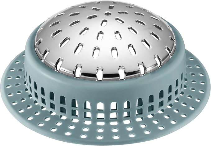 Shower Drain Hair Catcher, Shower Drain Cover, Bathtub Drain Hair Catcher by SayGoodbyetoHairClogging