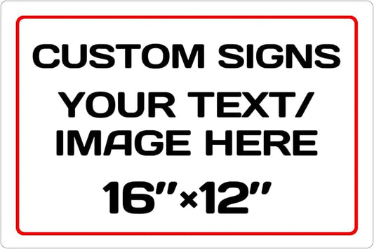 Custom Aluminum Weatherproof Metal Sign by Repaly
