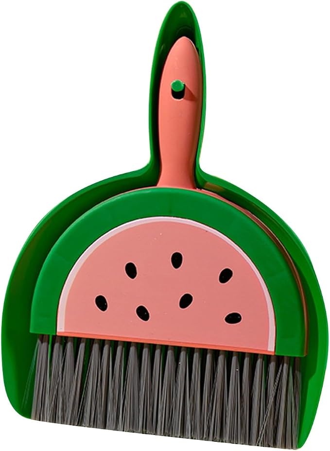 Mini Dustpan and Brush Set, Household Fruit Shape Handheld Dust Pan by Unknown