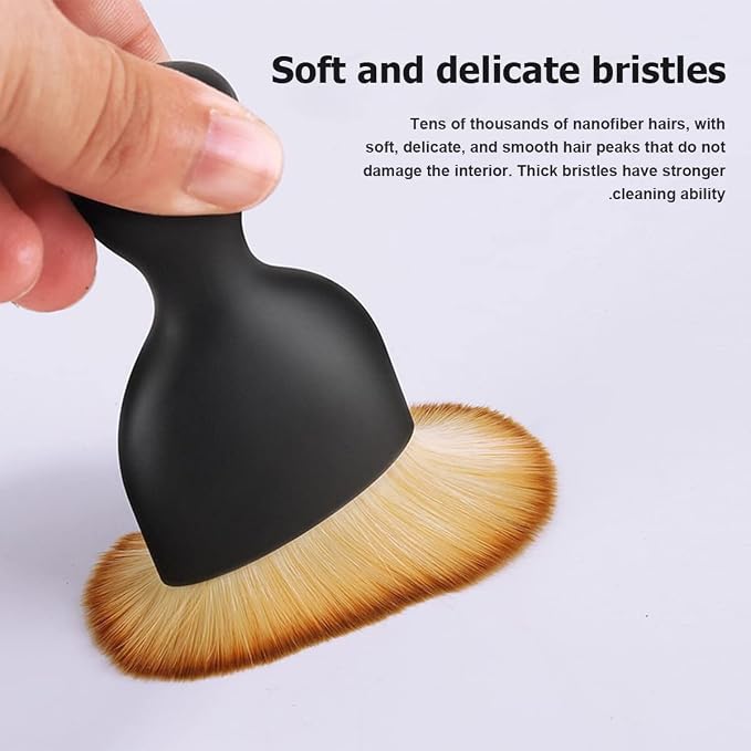 BELOMI Car Detailing Brush, Auto Interior Dusting Brush, Car Soft Bristle - Image 6