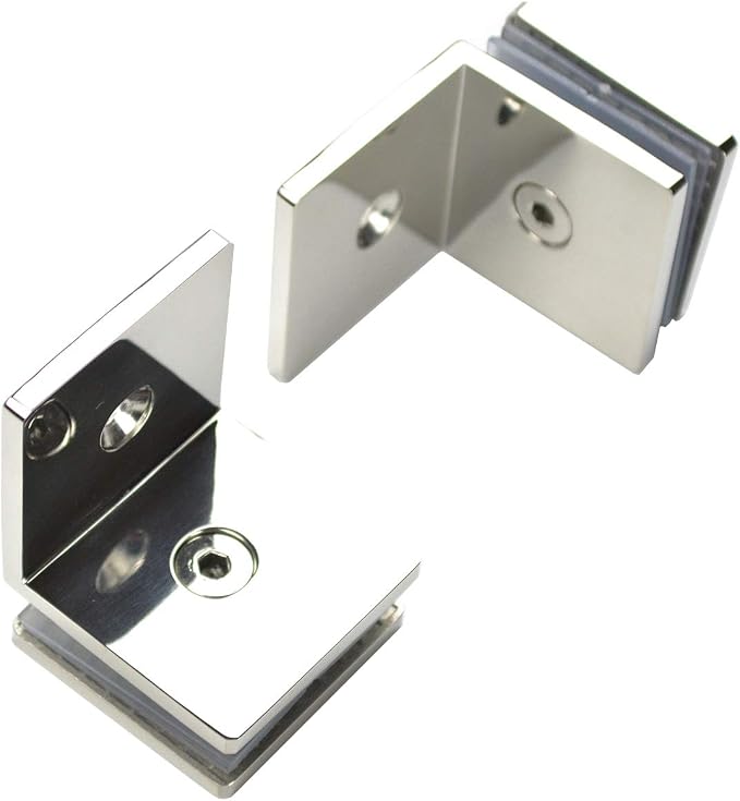 DIYHD 6.6FT Frameless Stainless Steel Sliding Glass Shower Door Hardware - Image 5