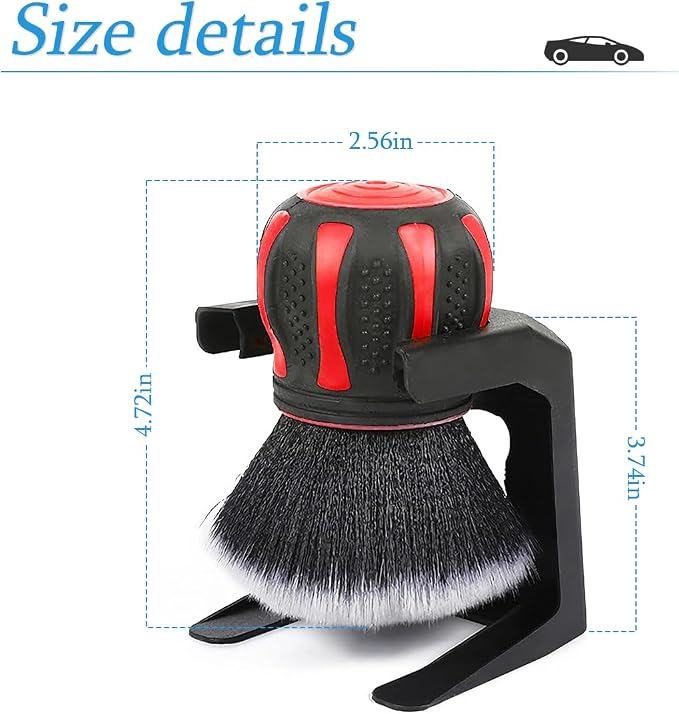 AUCELI Car Detailing Brush, Ultra Soft Auto Interior Dusting Brush - Image 2