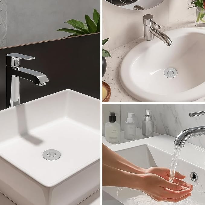 Bathroom Sink Stopper, Pop Up Drain - Image 8