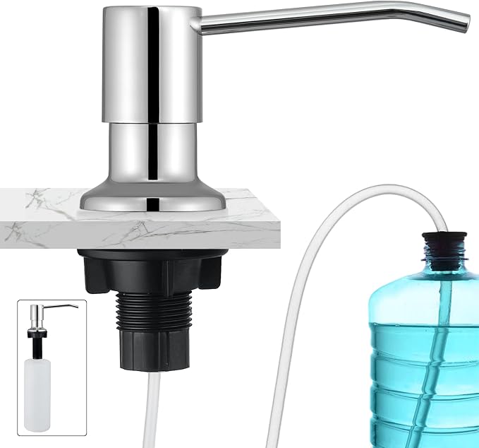 CREA Chrome Built-in Soap Dispenser by CREA