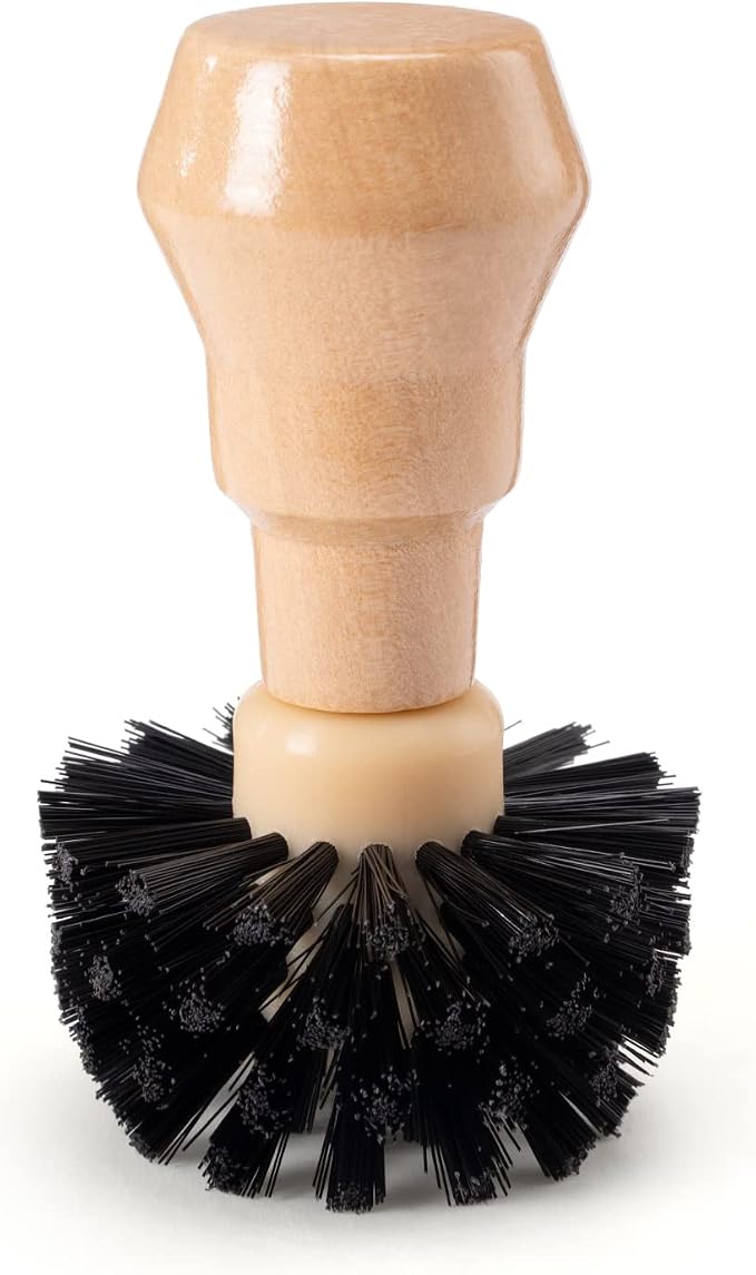 Coffee Portafilter Basket Cleaning Brush, Stiff Bristles and Wood Handle Coffee by HOMEEHouse