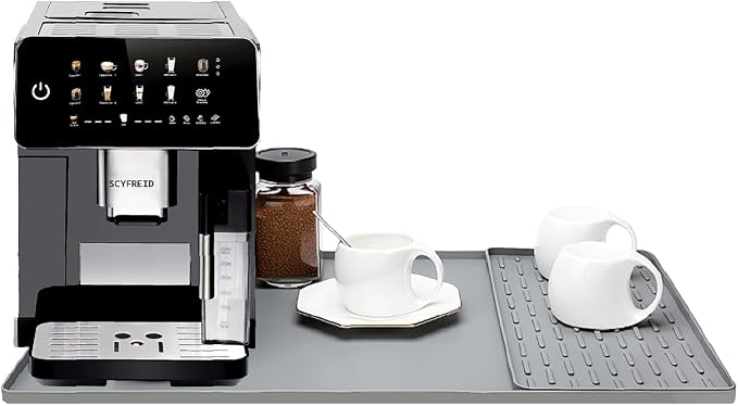 Silicone Coffee Mat, Eco-friendly, Hygienic Drying Pad, Leak-Proof and Non-Slip by SCYFREID