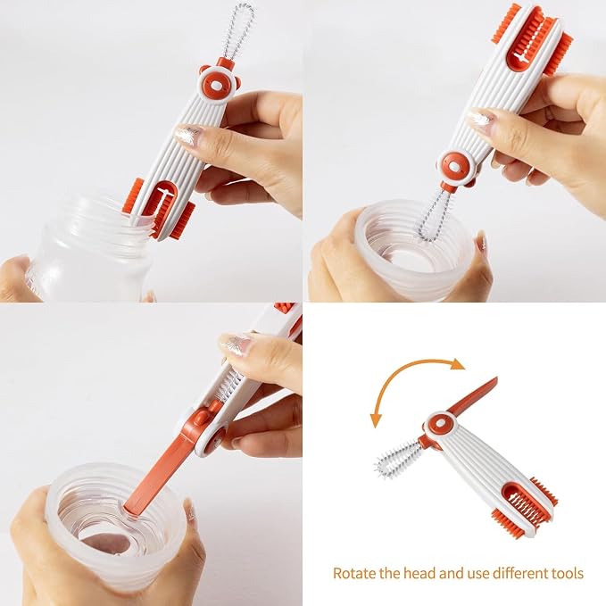 3 in 1 Cup Lid Gap Cleaning Brush Set - Image 5