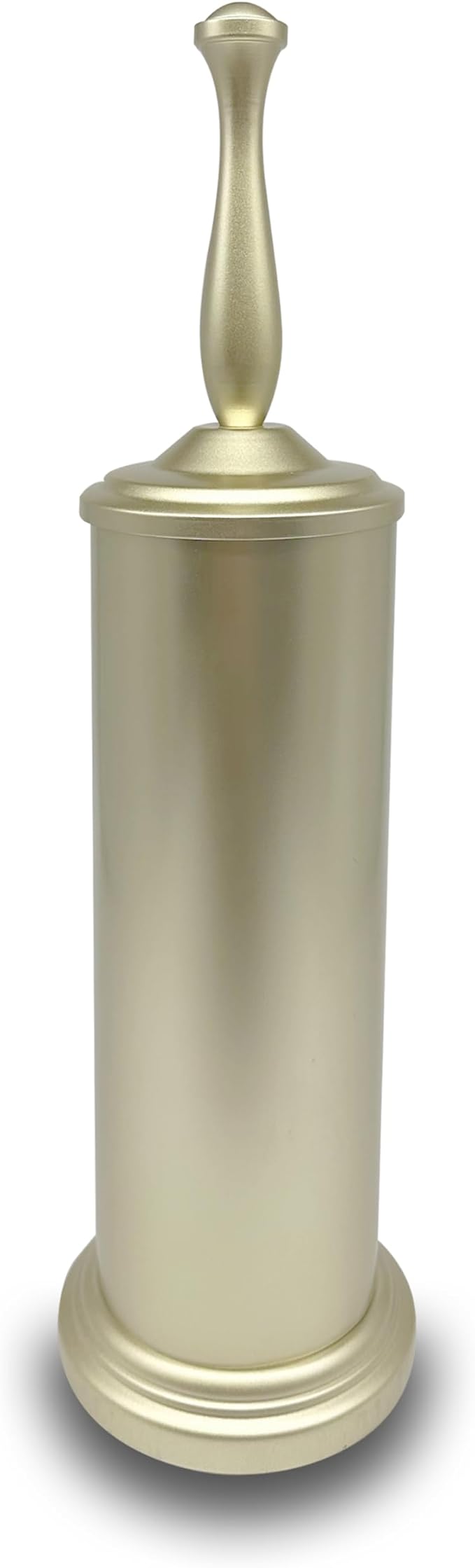 Satin Matte Soft Gold Toilet Bowl Brush by IndecorHome