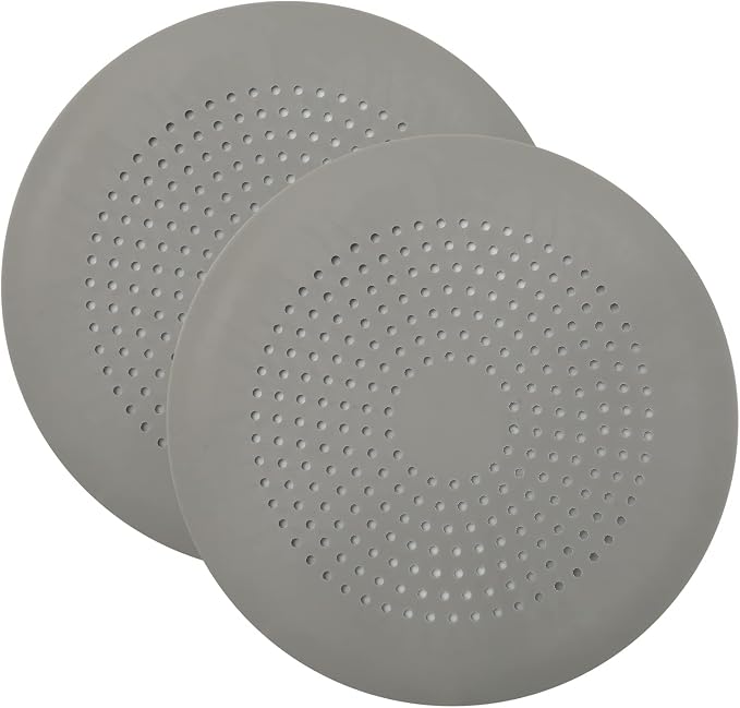 2-Pack Drain Hair Catcher Durable Silicone Hair Stopper Shower Drain Covers by QiyuanLS