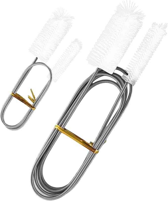 Flexible Long Drain Brush Set, Stainless Steel Tube Cleaning Brushes by Unknown