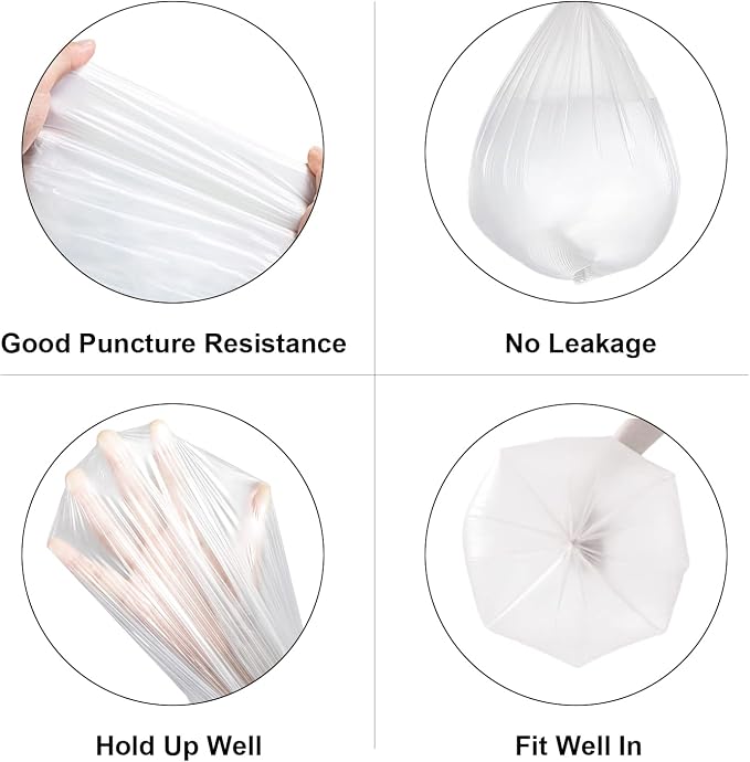 120 Count 8 Gallon Trash Bags Unscented - Image 4