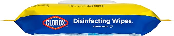 Clorox Disinfecting Cleaning Wipes Flex Pack, Bleach Free, Crisp Lemon - Image 10
