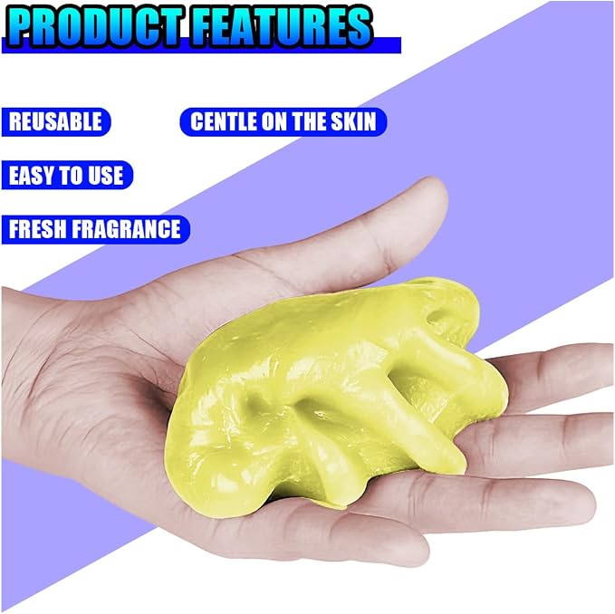Car Cleaning Gel, No-Scratch Automotive Dust Cleaning Putty, Car Interior - Image 5