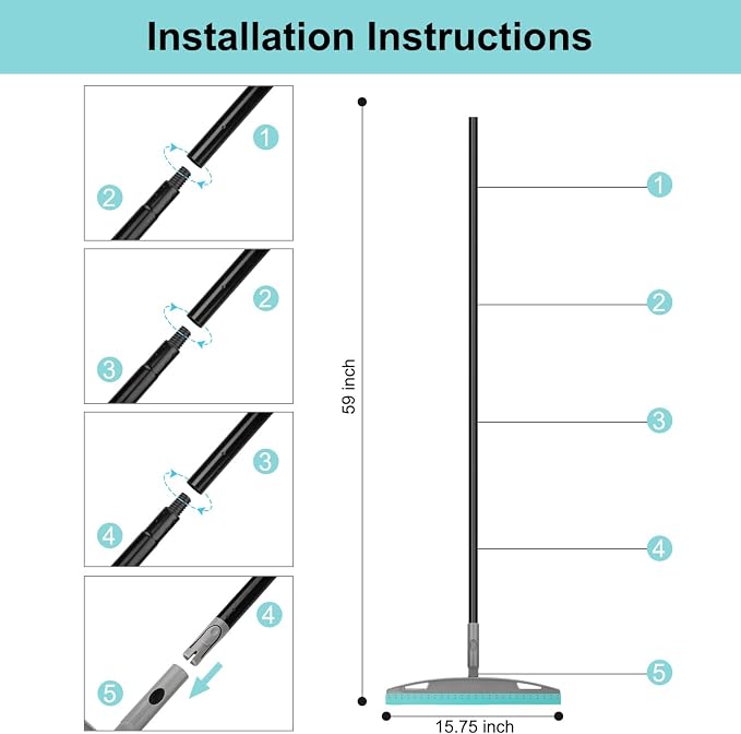 Multifunction Magic Broom, Silicone Floor Squeegee Broom - Image 7