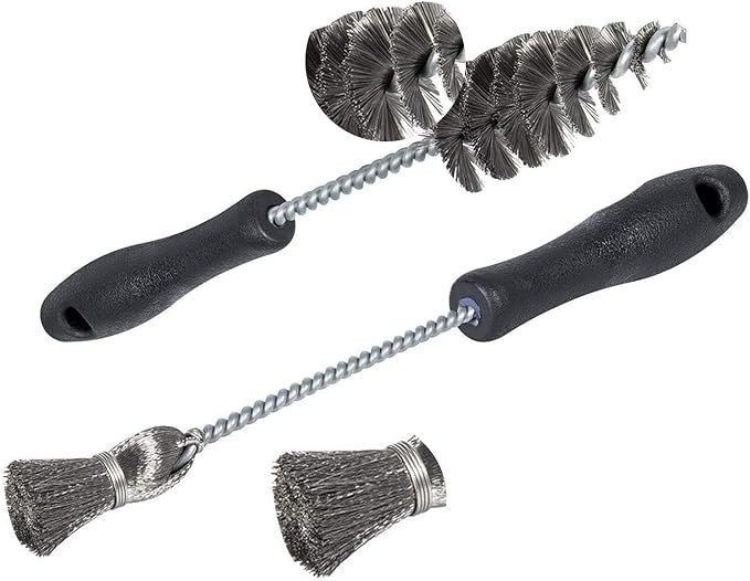 2PC Injector Sleeve Cup Bore Seat Cleaning Brush Fit - Image 4