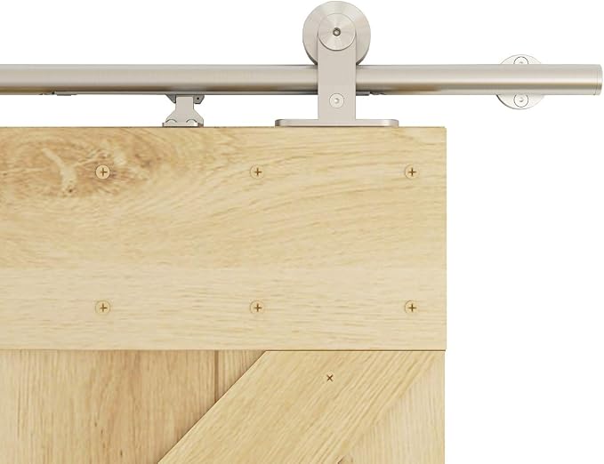 DIYHD 8FT Integrated Soft Close Sliding Hardware Brushed Stainless Steel Top by DIYHD