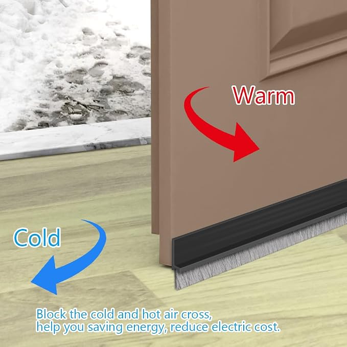 Ainiv 2 Pack Under Door Draft Stoppers - Image 5
