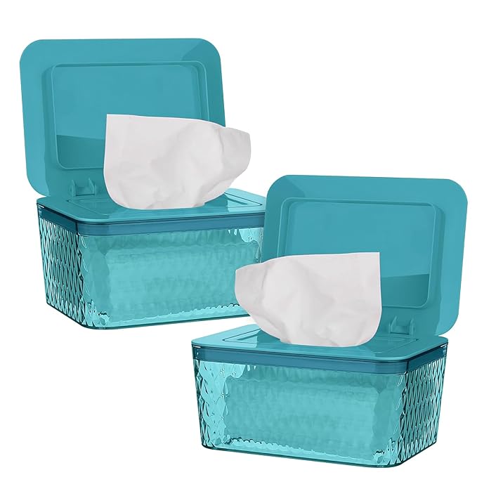 Wipes Dispenser, One-Handed Operation Wipe Holder by Whiidoom