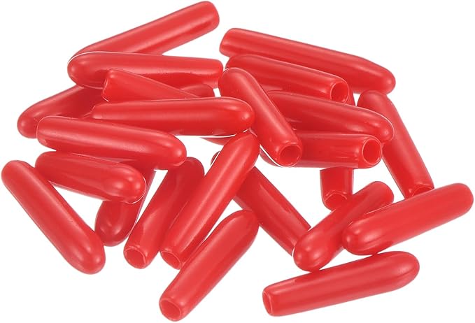 uxcell 20pcs Rubber End Caps 1.5mm ID Vinyl Round Tube Bolt Cap Cover Thread - Image 4