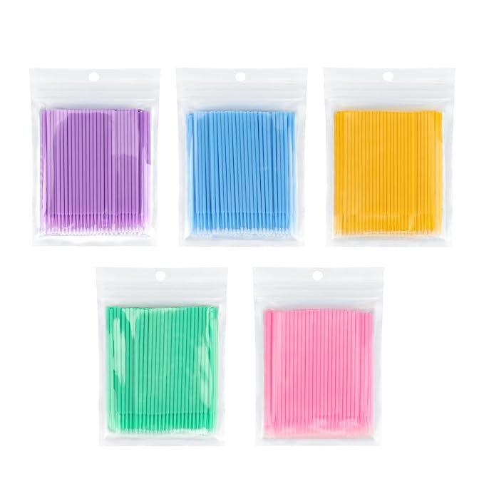 G2PLUS 500PCS Micro Cotton Swabs, Disposable Micro Applicators Brush - Image 6