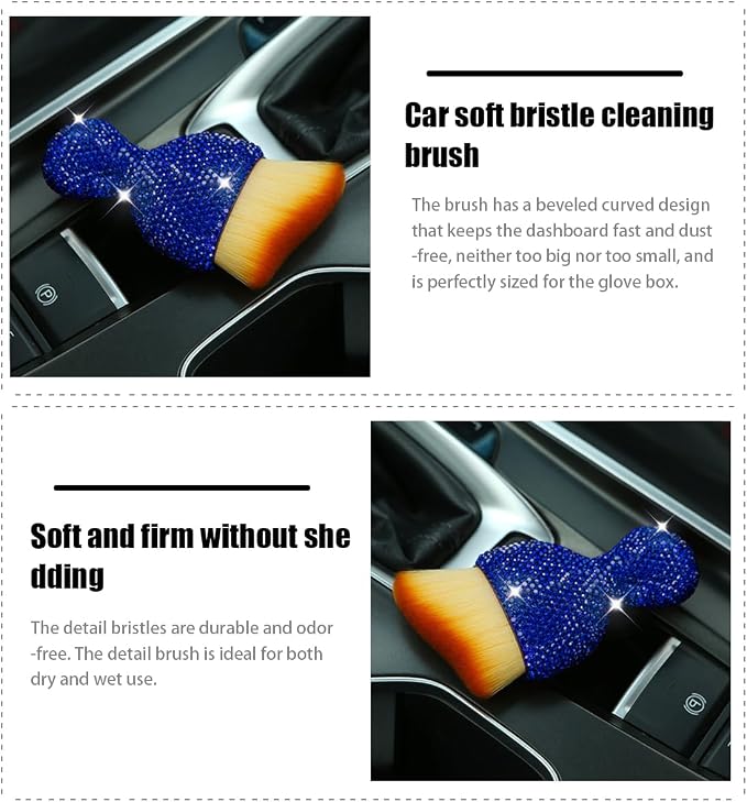 zipelo Auto Interior Dust Brush, Car Detailing Cleaning Brush - Image 3