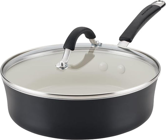 Rachael Ray Cucina Ceramic Nonstick Saute Pan by RachaelRayKitchenware