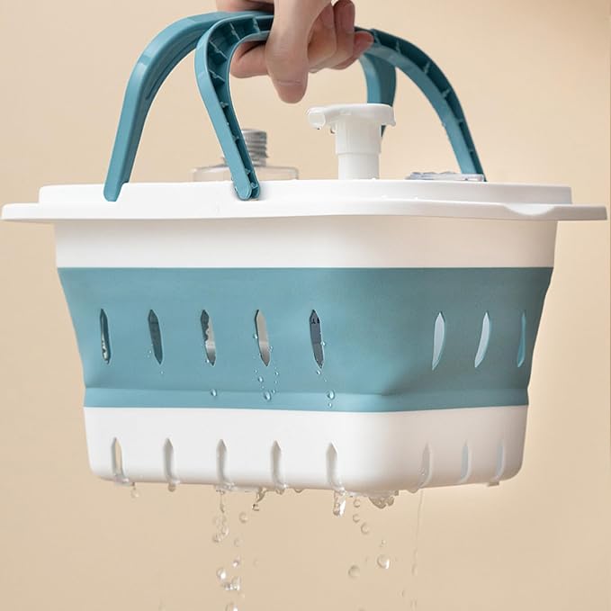 Haundry Portable Shower Caddy Basket, Foldable Caddy Basket - Image 3