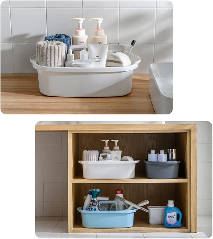 Large Cleaning Supplies Caddy Portable Shower Basket Supply Organizer - Image 6