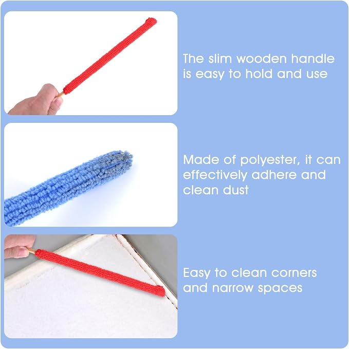 Microfiber Hand Dusters Washable Dusting Brush - Image 5
