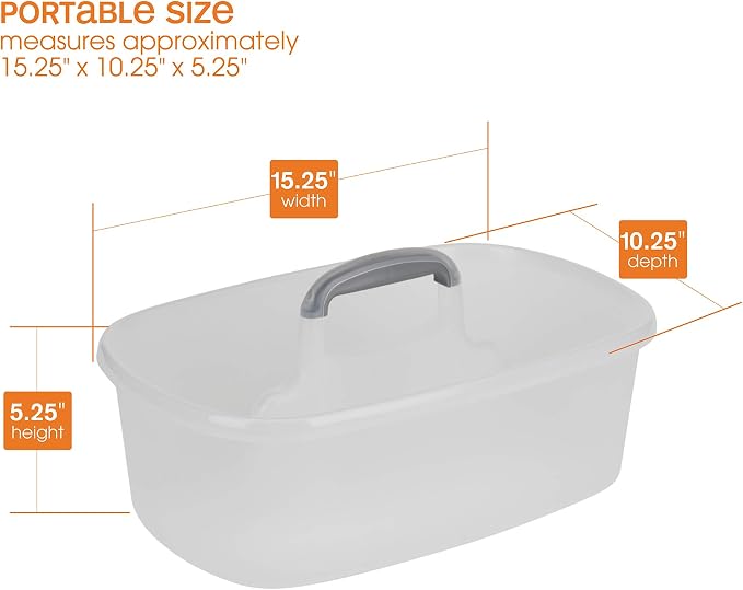 Casabella Plastic Multipurpose Cleaning Storage Caddy - Image 6