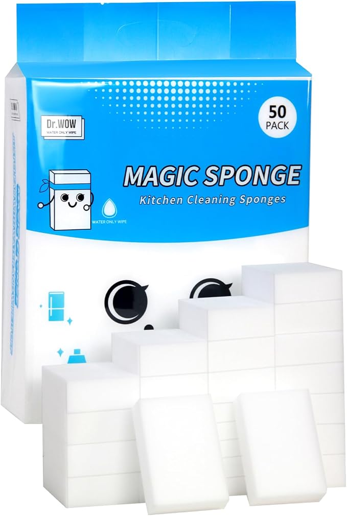 50-Pack Melamine Sponges 1.18in by DrWOW
