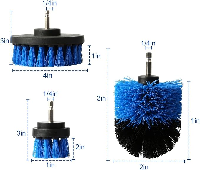 iMounTEK All Purpose Power Scrubber Cleaning Brush Combo Kit. - Image 2