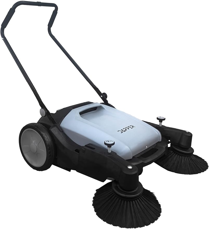 Walk-Behind Outdoor Hand Push Floor Sweeper - Image 5