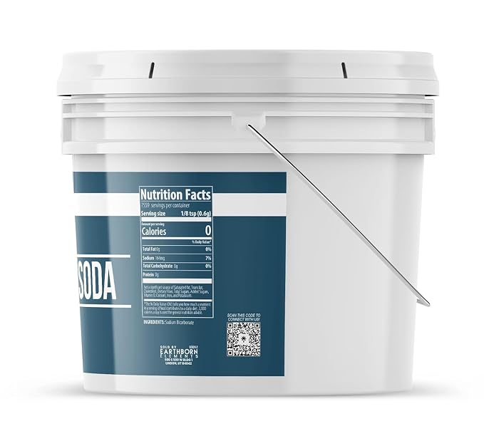Earthborn Elements Baking Soda Sodium Bicarbonate, Cleaning & Deodorizing - Image 3