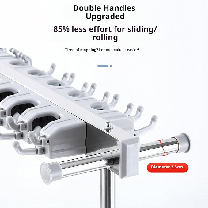 2. Removable Metal Broom Rack - Image 9