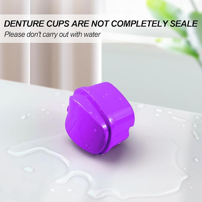 Denture Bath Case Denture Cleaning Cup - Image 7