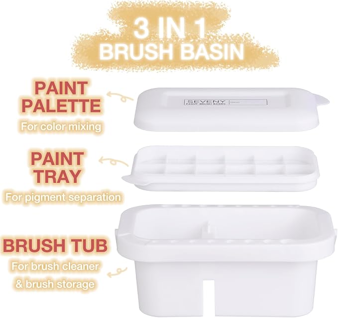 SEVENY Paint Brush Cleaner, Paint Brush Holder and Organizers - Image 4