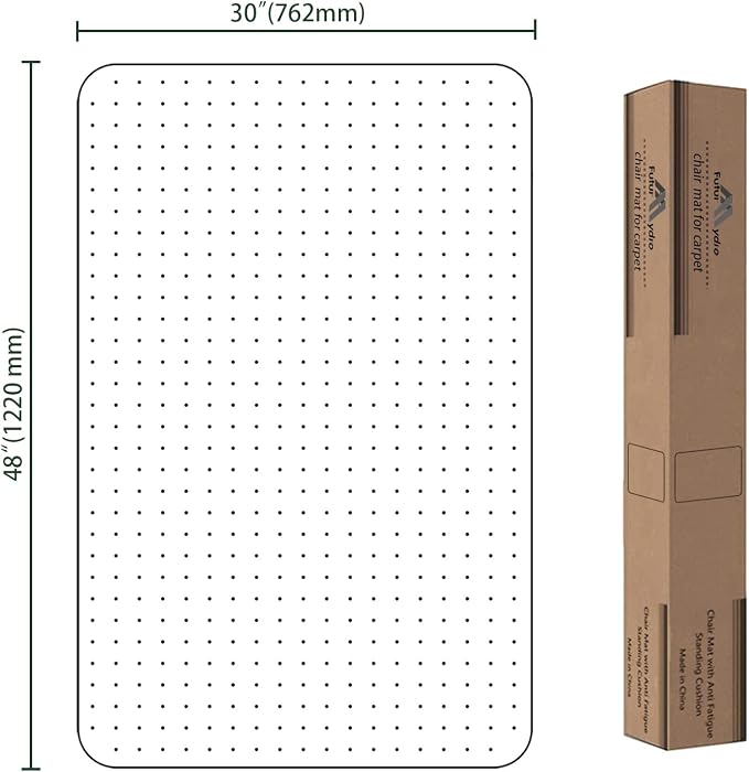 FuturHydro Office Chair Mat for Carpet, Transparent Under Desk Mats for Office - Image 6