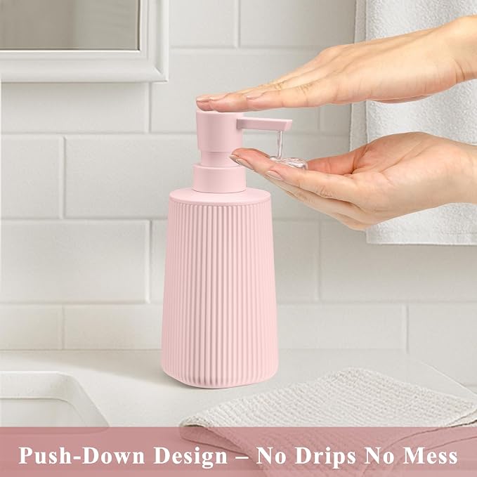 Pink 2 Pack Hand Soap Dispensers - Image 2