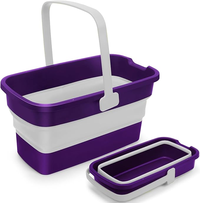 Collapsible Mop Bucket for Cleaning by EasyCleaningHappyLife