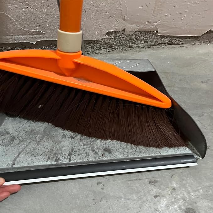 6 Pcs Dustpan Edge Replacement, 26cm Garbage Shovel Rubber Lip Strip - Image 4