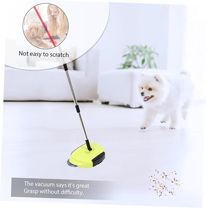 3 1 Hand Push Cleaning Tools for Home Floor Rugs Lazy Dustpan Trash Bin Vacuum - Image 9