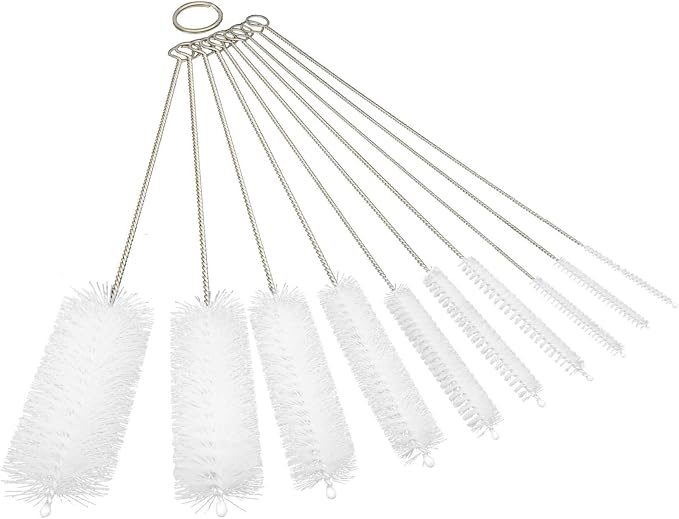 10 Pieces Drinking Straw Cleaning Brush Straw Cleaner Straw Brush Pipe Cleaners by RayTour